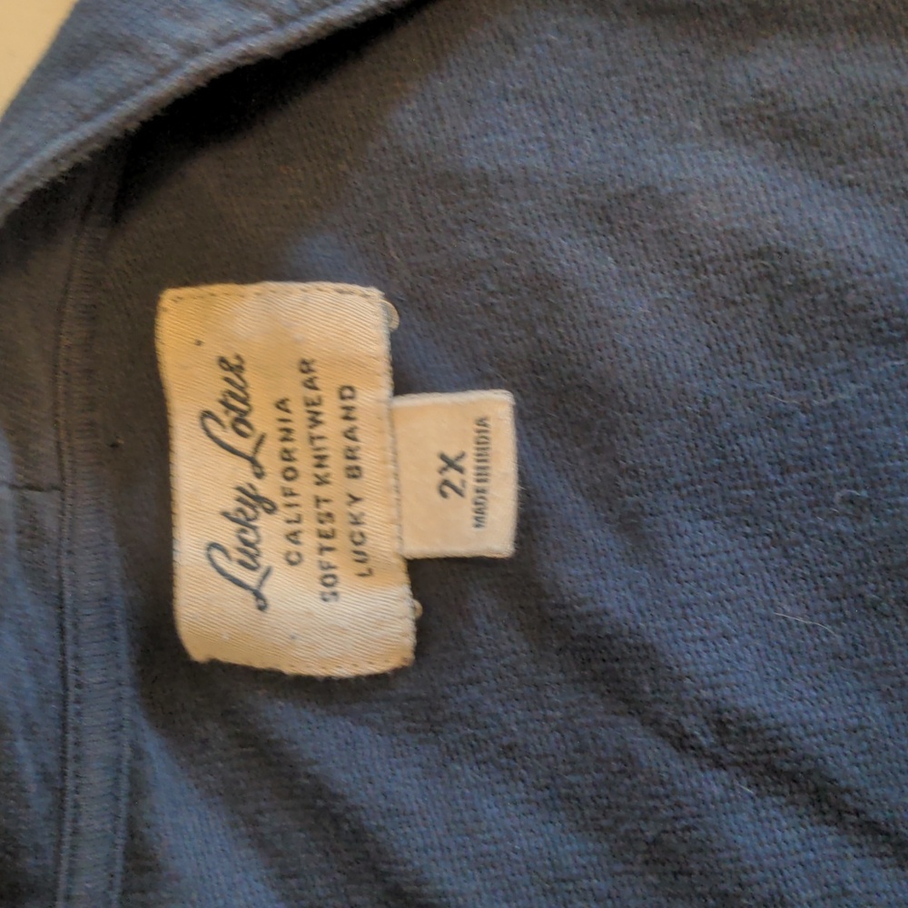 Lucky Brand Lucky Lotus Women's Size 2X Detail Hem Open Front Cardigan Sweater - Picture 12 of 16